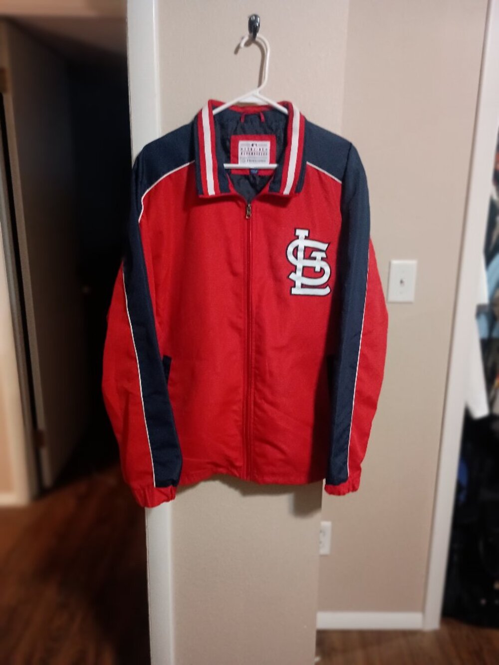 St. Louis Cardinals Genuine Merchandise Mens Full Zip Jacket Size XL